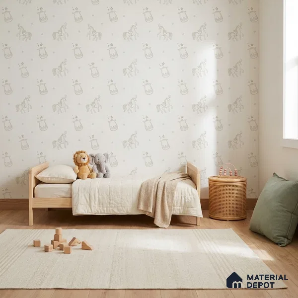 5189-1 | 4 Meter x 42 Inches Animal Print Look Wallpaper - 45.94 Sq. Ft. | Minimum 15% wastage during installation