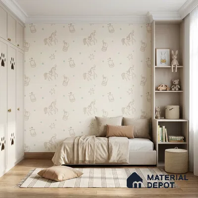5189-2 | 4 Meter x 42 Inches Animal Print Look Wallpaper - 45.94 Sq. Ft. | Minimum 15% wastage during installation