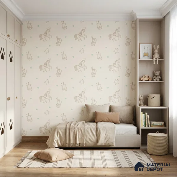 5189-2 | 4 Meter x 42 Inches Animal Print Look Wallpaper - 45.94 Sq. Ft. | Minimum 15% wastage during installation
