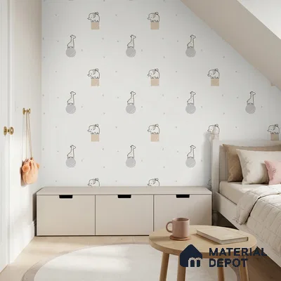 5183-1 | 4 Meter x 42 Inches Animal Print Look Wallpaper - 45.94 Sq. Ft. | Minimum 15% wastage during installation