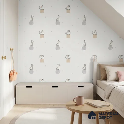 5183-1 | 4 Meter x 42 Inches Animal Print Look Wallpaper - 45.94 Sq. Ft. | Minimum 15% wastage during installation