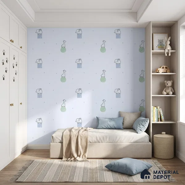5183-2 | 4 Meter x 42 Inches Animal Print Look Wallpaper - 45.94 Sq. Ft. | Minimum 15% wastage during installation