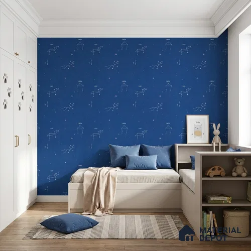 5181-2 | 4 Meter x 42 Inches Space Look Wallpaper - 45.94 Sq. Ft. | Minimum 15% wastage during installation