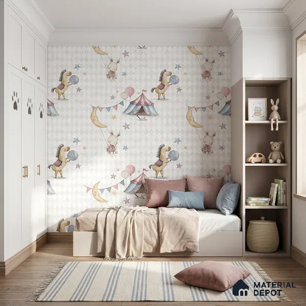 5180-1 | 4 Meter x 42 Inches Animal Print Look Wallpaper - 45.94 Sq. Ft. | Minimum 15% wastage during installation