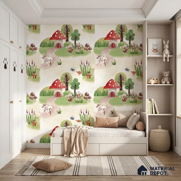 5170-1 | 4 Meter x 42 Inches Animal Print Look Wallpaper - 45.94 Sq. Ft. | Minimum 15% wastage during installation
