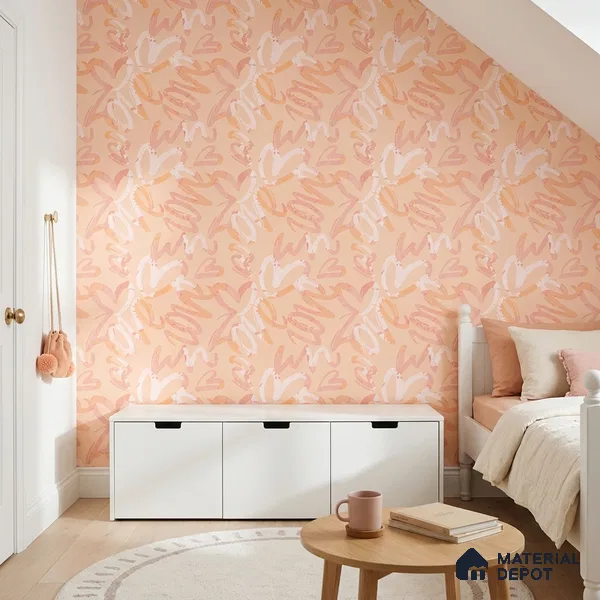 5166-2 | 4 Meter x 42 Inches Abstract Look Wallpaper - 45.94 Sq. Ft. | Minimum 15% wastage during installation