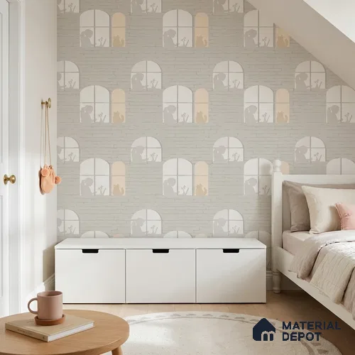 5165-1 | 4 Meter x 42 Inches Abstract Look Wallpaper - 45.94 Sq. Ft. | Minimum 15% wastage during installation