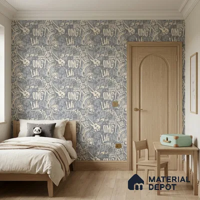 5159-1 | 4 Meter x 42 Inches Abstract Look Wallpaper - 45.94 Sq. Ft. | Minimum 15% wastage during installation
