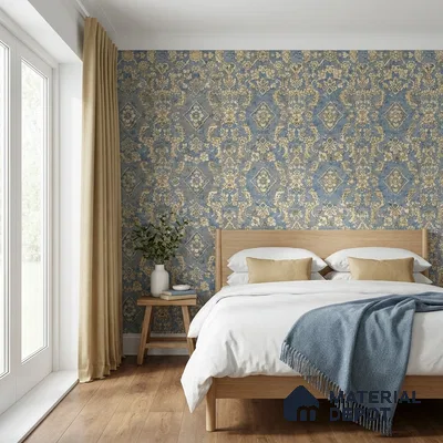 WK160-06 | 10 Meter x 21 Inches Patterned Look Wallpaper - 57.37 Sq. Ft. | Minimum 15% wastage during installation