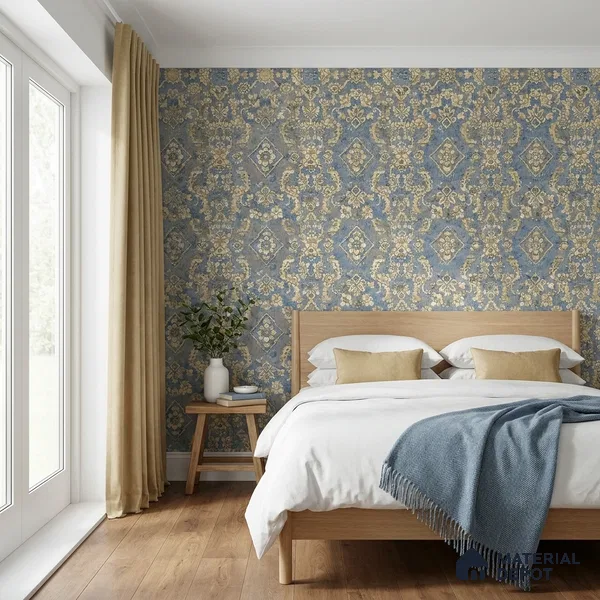 WK160-06 | 10 Meter x 21 Inches Patterned Look Wallpaper - 57.37 Sq. Ft. | Minimum 15% wastage during installation