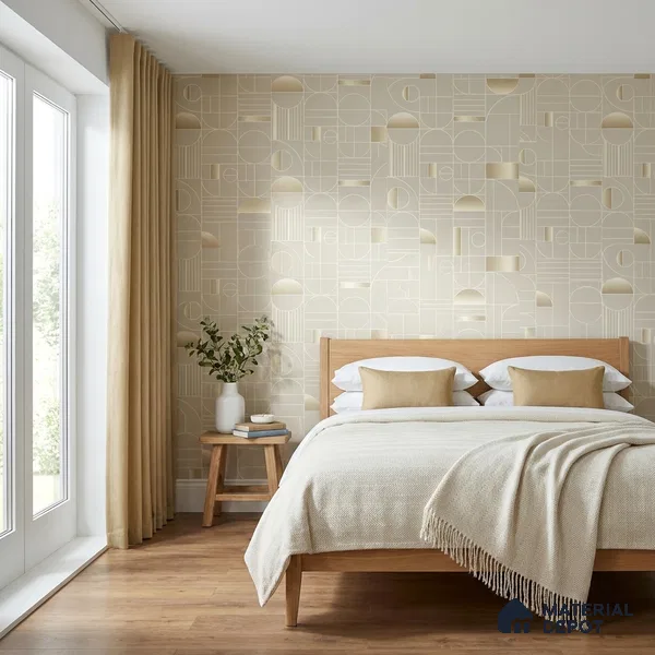 WK160-11 | 10 Meter x 21 Inches Patterned Look Wallpaper - 57.37 Sq. Ft. | Minimum 15% wastage during installation