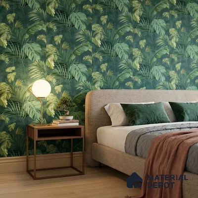 WK160-38 | 10 Meter x 21 Inches Tropical Look Wallpaper - 57.37 Sq. Ft. | Minimum 15% wastage during installation