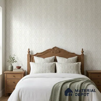 WK160-54 | 10 Meter x 21 Inches Geometric Look Wallpaper - 57.37 Sq. Ft. | Minimum 15% wastage during installation