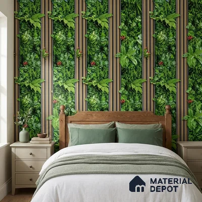 WK160-65 | 10 Meter x 21 Inches Florals Look Wallpaper - 57.37 Sq. Ft. | Minimum 15% wastage during installation