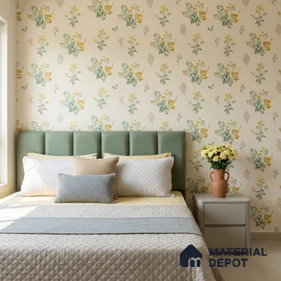 81370-2 | 5 Meter x 42 Inches Florals Look Wallpaper -  Sq. Ft.  | Minimum 15% wastage during installation