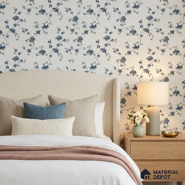 170-39 | 9.6 Meter x 20.87 Inches Florals Look Wallpaper - 54.77 Sq. Ft. | Minimum 15% wastage during installation