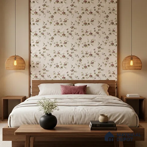 170-36 | 9.6 Meter x 20.87 Inches Florals Look Wallpaper - 54.77 Sq. Ft. | Minimum 15% wastage during installation