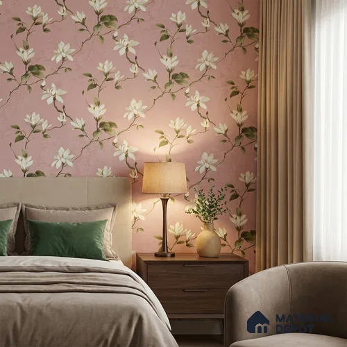 170-26 | 9.6 Meter x 20.87 Inches Florals Look Wallpaper - 54.77 Sq. Ft. | Minimum 15% wastage during installation