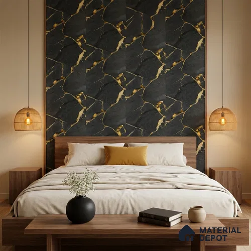 170-48 | 9.6 Meter x 20.87 Inches Marble Look Wallpaper - 54.77 Sq. Ft. | Minimum 10% wastage during installation