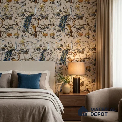 170-2 | 9.6 Meter x 20.87 Inches Animal Print Look Wallpaper - 54.77 Sq. Ft. | Minimum 15% wastage during installation