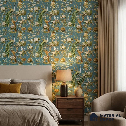170-4 | 9.6 Meter x 20.87 Inches Animal Print Look Wallpaper - 54.77 Sq. Ft. | Minimum 15% wastage during installation