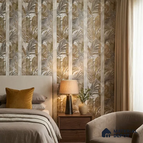 170-10 | 9.6 Meter x 20.87 Inches Florals Look Wallpaper - 54.77 Sq. Ft. | Minimum 15% wastage during installation