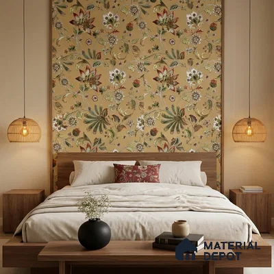 170-16 | 9.6 Meter x 20.87 Inches Florals Look Wallpaper - 54.77 Sq. Ft. | Minimum 15% wastage during installation