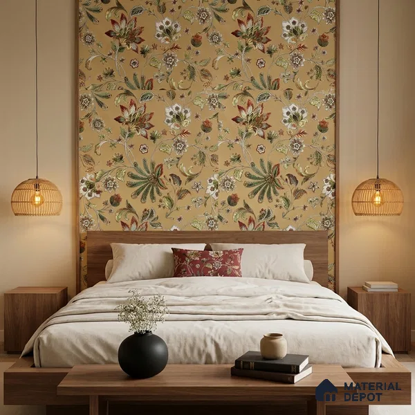 170-16 | 9.6 Meter x 20.87 Inches Florals Look Wallpaper - 54.77 Sq. Ft. | Minimum 15% wastage during installation