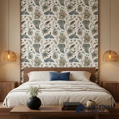 170-22 | 9.6 Meter x 20.87 Inches Florals Look Wallpaper - 54.77 Sq. Ft. | Minimum 15% wastage during installation