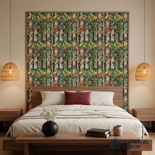170-51 | 9.6 Meter x 20.87 Inches Florals Look Wallpaper - 54.77 Sq. Ft. | Minimum 15% wastage during installation