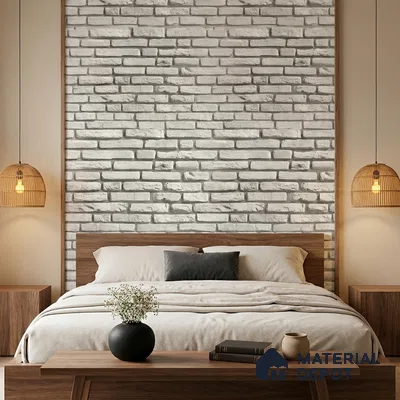 170-57 | 9.6 Meter x 20.87 Inches Brick Look Wallpaper - 54.77 Sq. Ft. | Minimum 15% wastage during installation