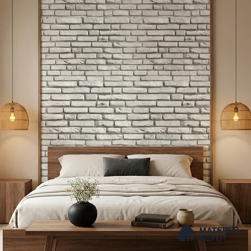 170-57 | 9.6 Meter x 20.87 Inches Brick Look Wallpaper - 54.77 Sq. Ft. | Minimum 15% wastage during installation