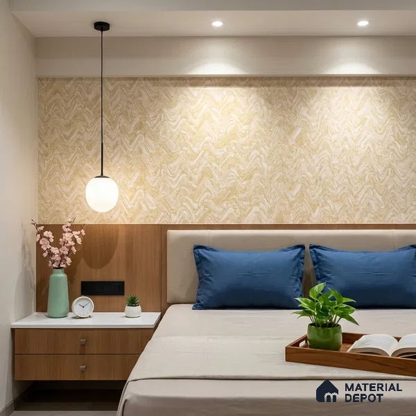 88671-4 | 5 Meter x 42 Inches Patterned Look Wallpaper - 57 Sq. Ft. | Minimum 15% wastage during installation