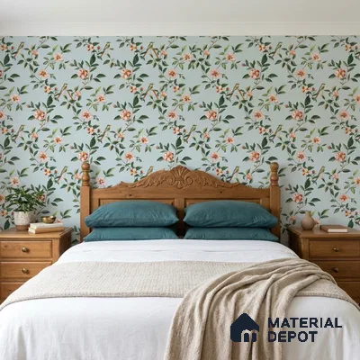 88655-2 | 5 Meter x 42 Inches Florals Look Wallpaper - 57 Sq. Ft. | Minimum 15% wastage during installation