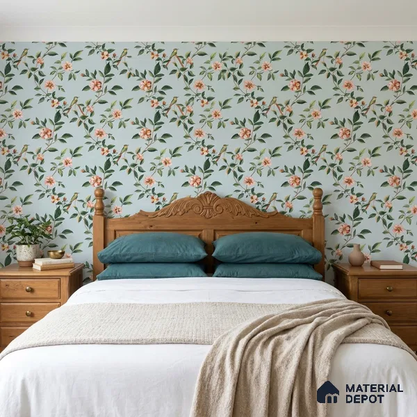 88655-2 | 5 Meter x 42 Inches Florals Look Wallpaper - 57 Sq. Ft. | Minimum 15% wastage during installation