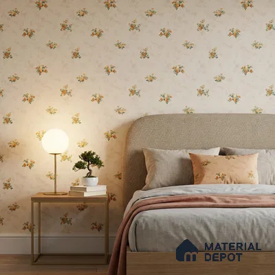 88653-2 | 5 Meter x 42 Inches Florals Look Wallpaper - 57 Sq. Ft. | Minimum 15% wastage during installation