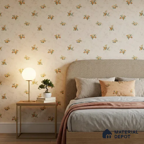 88653-2 | 5 Meter x 42 Inches Florals Look Wallpaper - 57 Sq. Ft. | Minimum 15% wastage during installation