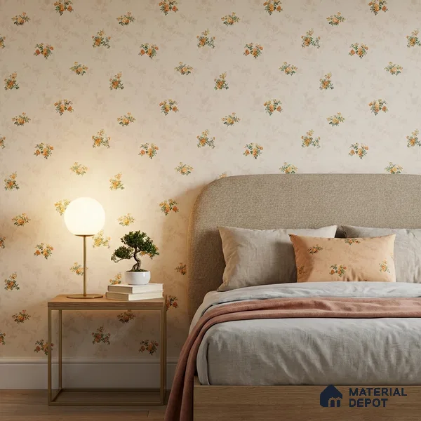 88653-2 | 5 Meter x 42 Inches Florals Look Wallpaper - 57 Sq. Ft. | Minimum 15% wastage during installation