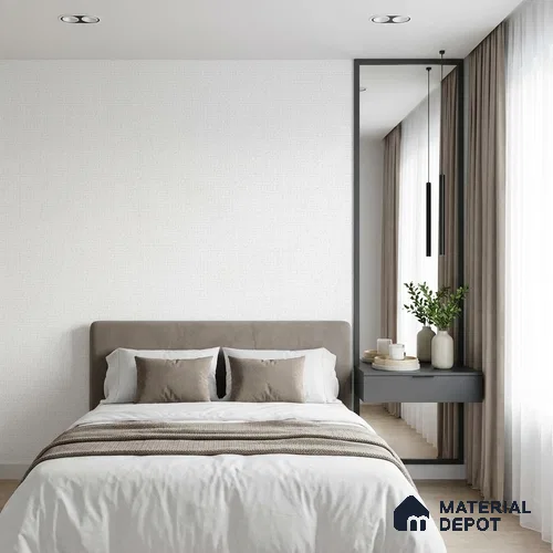 494-1 | 5 Meter x 42 Inches Fabric Look Wallpaper - 57.43 Sq. Ft. | Minimum 10% wastage during installation
