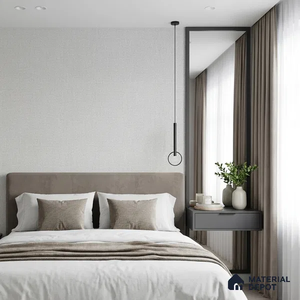 494-5 | 5 Meter x 42 Inches Fabric Look Wallpaper - 57.43 Sq. Ft. | Minimum 10% wastage during installation