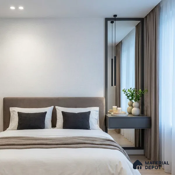 488-1 | 5 Meter x 42 Inches Fabric Look Wallpaper - 57.43 Sq. Ft. | Minimum 10% wastage during installation
