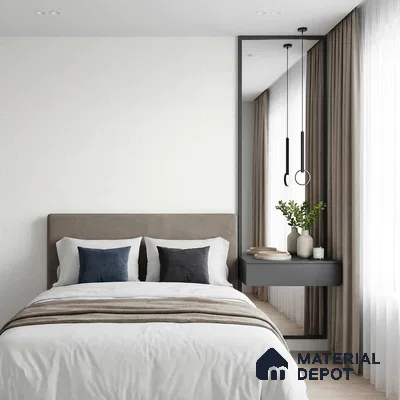 488-2 | 5 Meter x 42 Inches Fabric Look Wallpaper - 57.43 Sq. Ft. | Minimum 10% wastage during installation