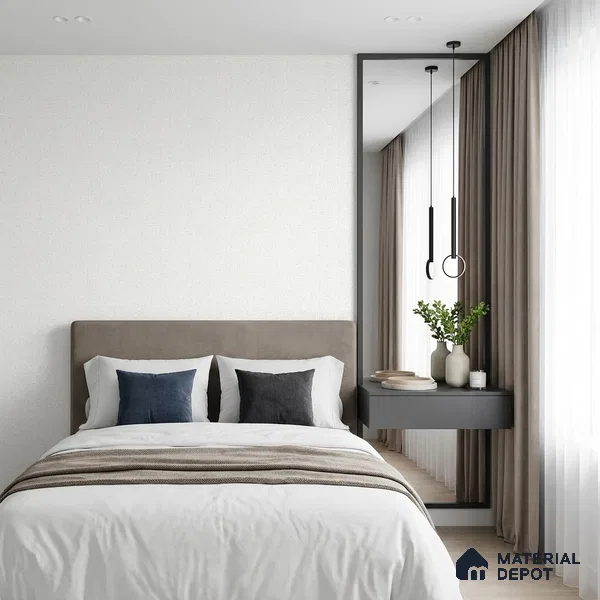 488-2 | 5 Meter x 42 Inches Fabric Look Wallpaper - 57.43 Sq. Ft. | Minimum 10% wastage during installation