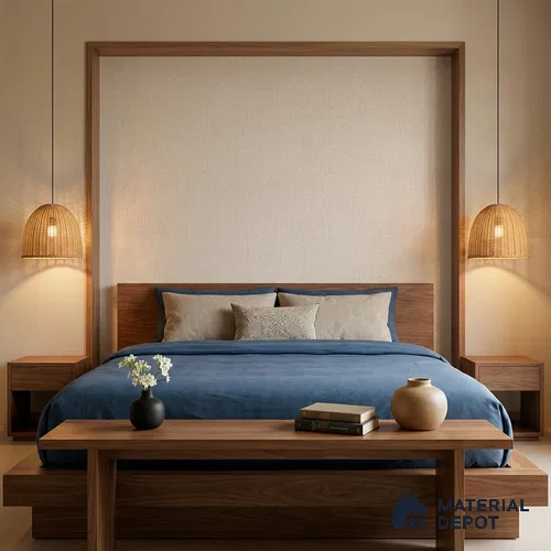 485-3 | 5 Meter x 42 Inches Fabric Look Wallpaper - 57.43 Sq. Ft. | Minimum 10% wastage during installation
