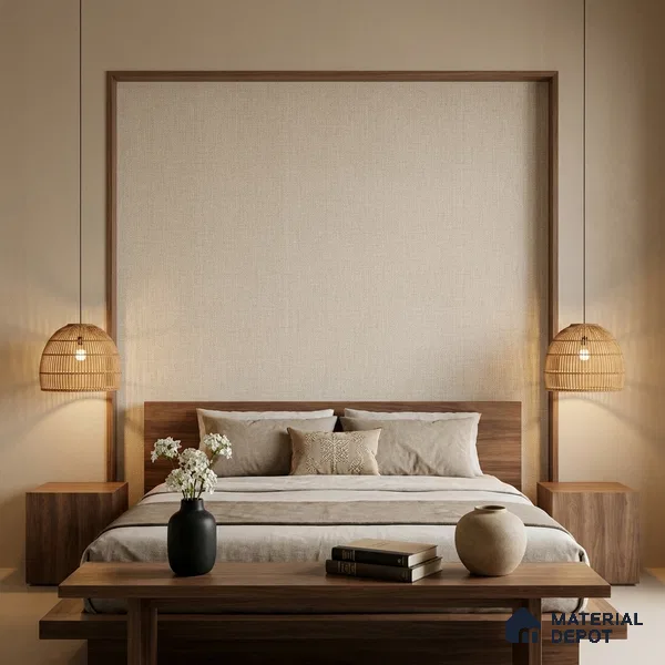 485-4 | 5 Meter x 42 Inches Fabric Look Wallpaper - 57.43 Sq. Ft. | Minimum 10% wastage during installation