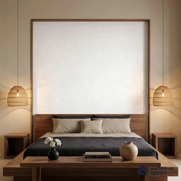 490-1 | 5 Meter x 42 Inches Fabric Look Wallpaper - 57.43 Sq. Ft. | Minimum 10% wastage during installation
