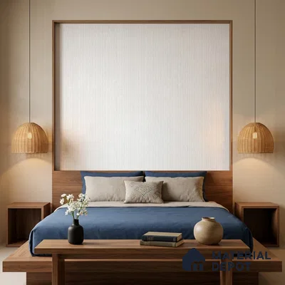 490-3 | 5 Meter x 42 Inches Fabric Look Wallpaper - 57.43 Sq. Ft. | Minimum 10% wastage during installation