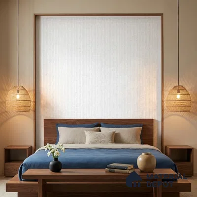 490-4 | 5 Meter x 42 Inches Fabric Look Wallpaper - 57.43 Sq. Ft. | Minimum 10% wastage during installation