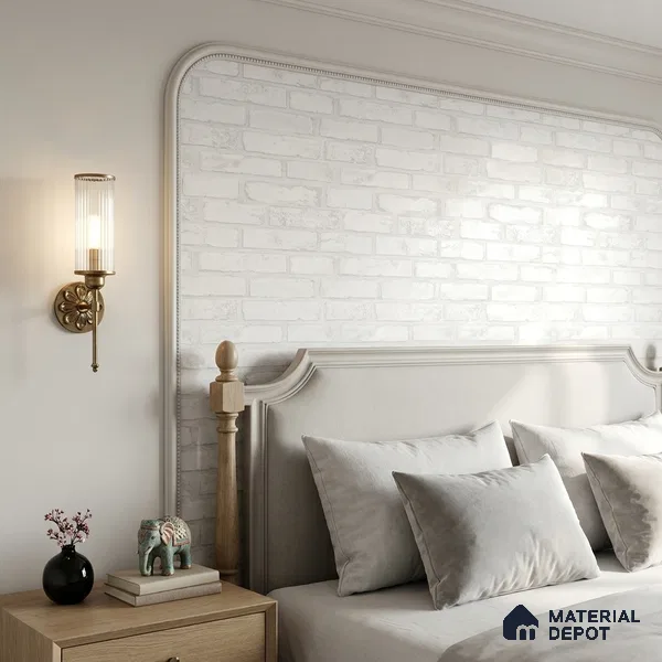 497-1 | 5 Meter x 42 Inches Brick Look Wallpaper - 57.43 Sq. Ft. | Minimum 15% wastage during installation