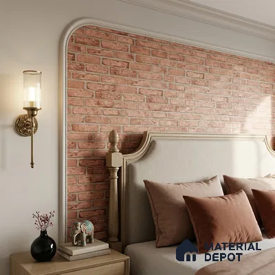 497-4 | 5 Meter x 42 Inches Brick Look Wallpaper - 57.43 Sq. Ft. | Minimum 15% wastage during installation